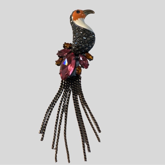 Banana Republic Parrot Brooch - Picture 1 of 15